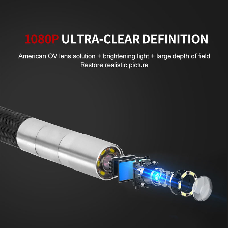 Borescope for Iphone 1080P Endoscope 5.5 mm CMOS USB Endoscope Camera Factory