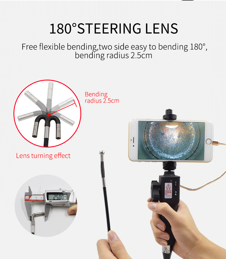 Articulating Borescope for Iphone