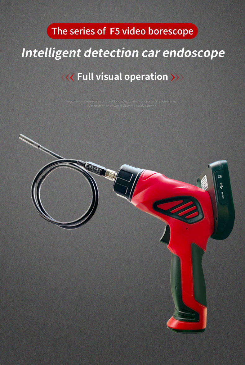 Ralcam Caméra d'inspection Canalisation HD720P - Endoscope Industriel avec  écran IPS 4,5 Endoscope Filaire 5,5mm avec 6 LED Caméra Endoscopique,  Borescope Serpent Câble Semi-Rigide de 1m : : Auto et Moto