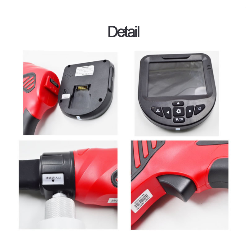 Handheld Cleaning Borescope Camera 3.5inch Waterproof Car Evaporator Cleaning Endoscope Factory