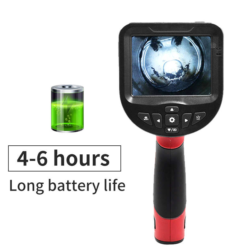 5.5MM Engine Borescope Inspection 2600mA Video Borescope IP67 Automotive Borescope Factory    