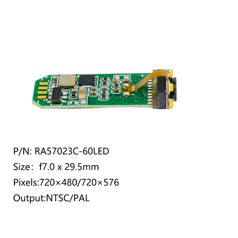 High Quality  1/5” CMOS RA57023C-60LED Mini Cmos  Endoscope Camera Module Factory