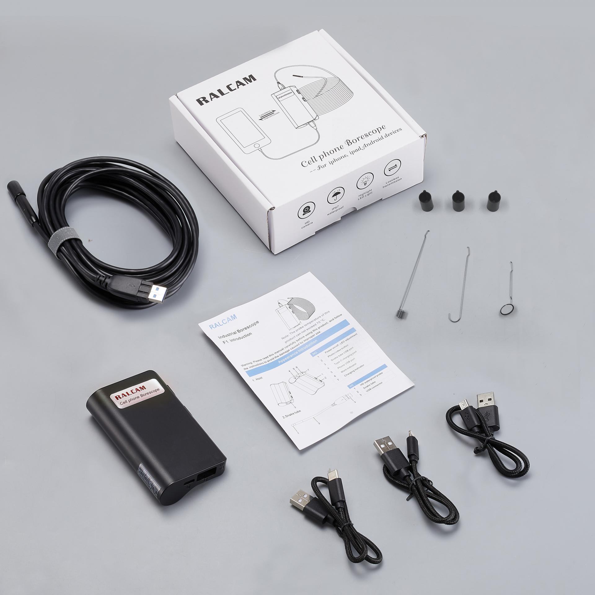 Best Quality Borescope for Android High Temperature Protection Borescope Iphone 8.5mm Camera Scope For Iphone Factory
