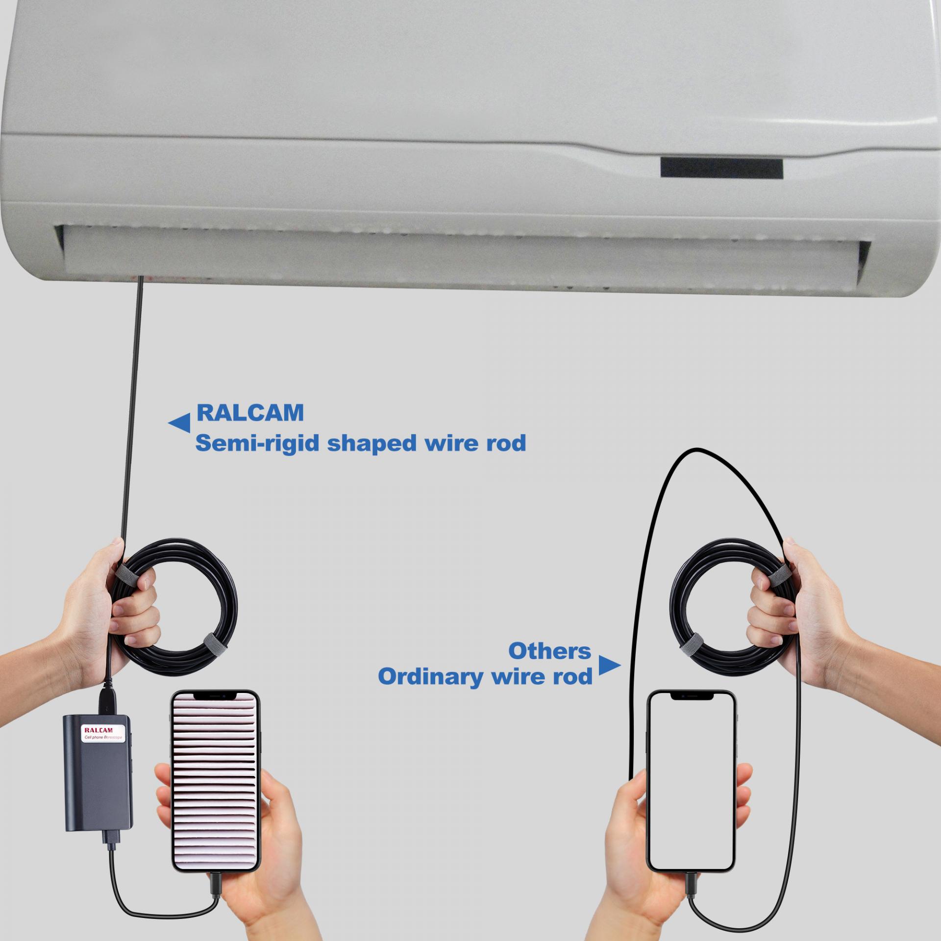 Wholesale 3.5M Length Borescope With Camera 2 Mp High Temperature Borescope 8.5Mm Borescope For Iphone Factory