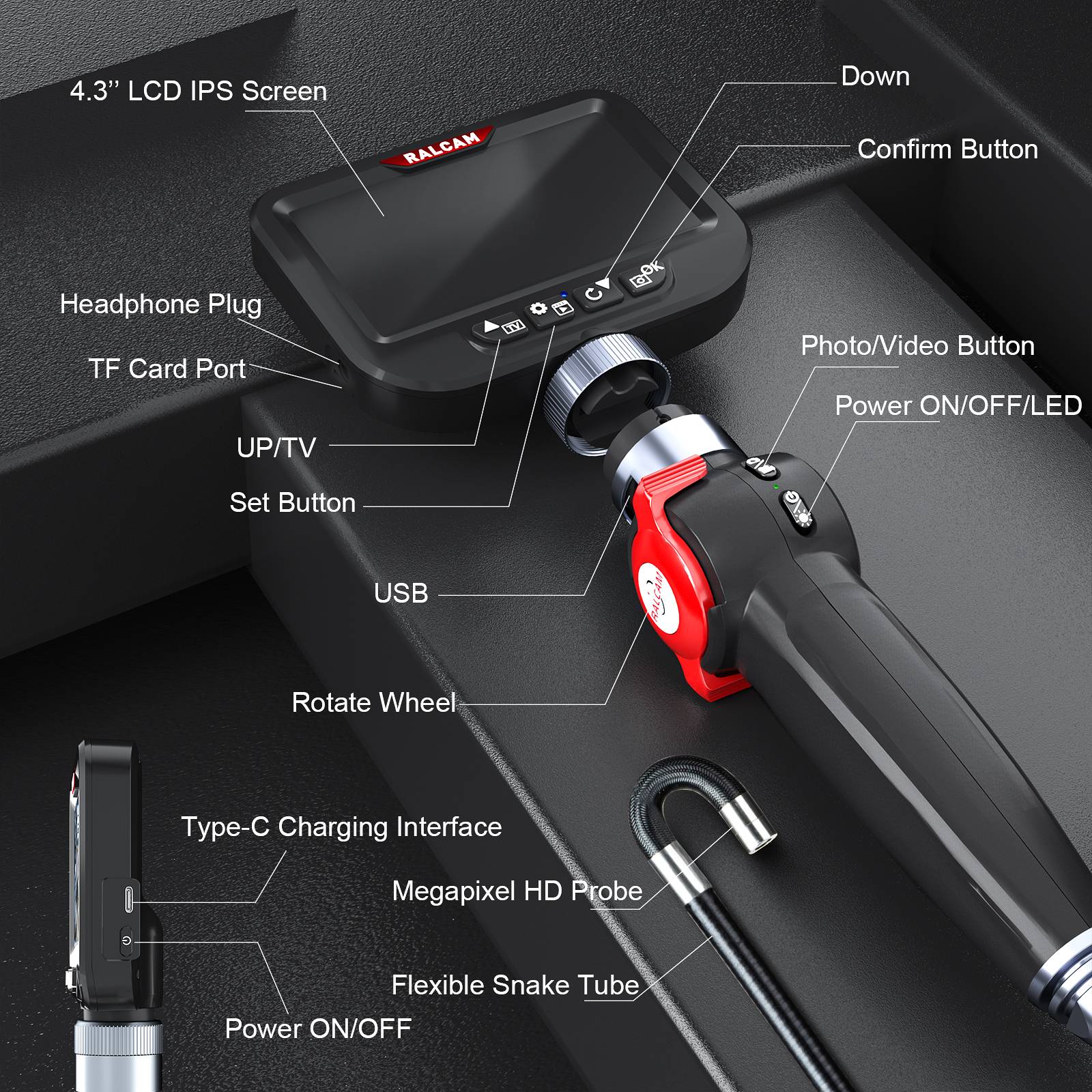 Industrial Endoscope Camera