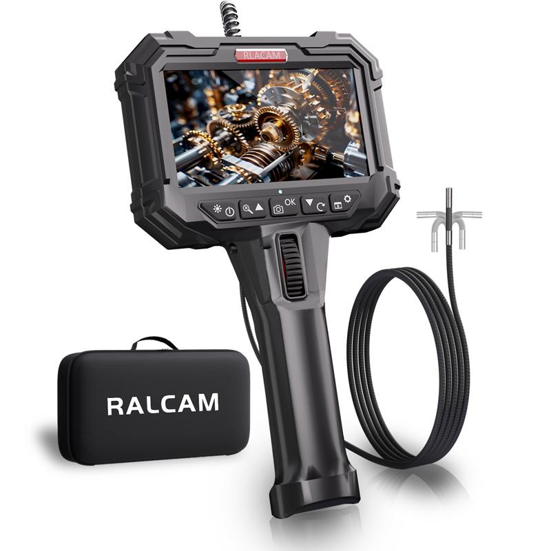 N505 RALCAM 5.5mm Articulating Borescope 2-Way Automotive Inspection Camera with 1.5m Flexible Snake Tube