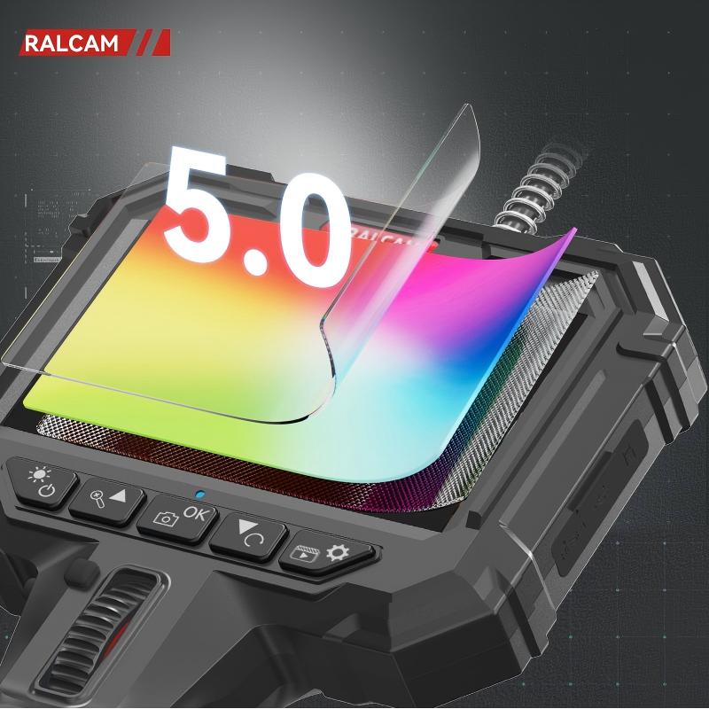 N505 RALCAM 5.5mm Articulating Borescope 2-Way Automotive Inspection Camera with 1.5m Flexible Snake Tube