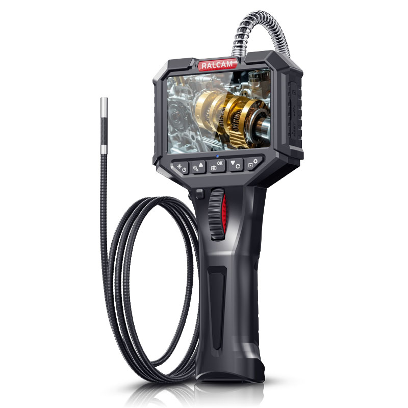 Ralcam 6.2Mm Ip67 Waterproof 180°Articulating Two-Way Borescope Camera With HD Screen Factory