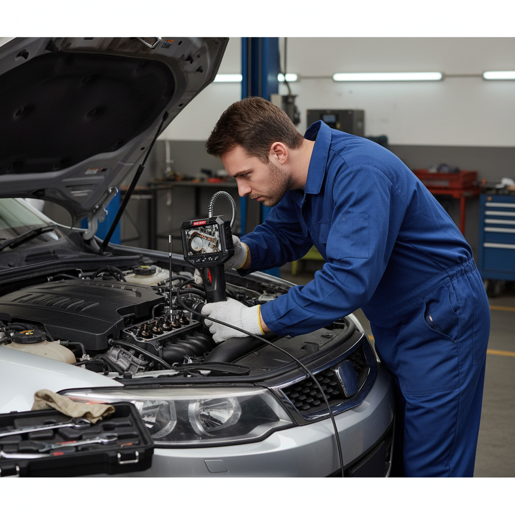 Transform Your Diagnostics with the Automotive Articulating Borescope: See the Unseen