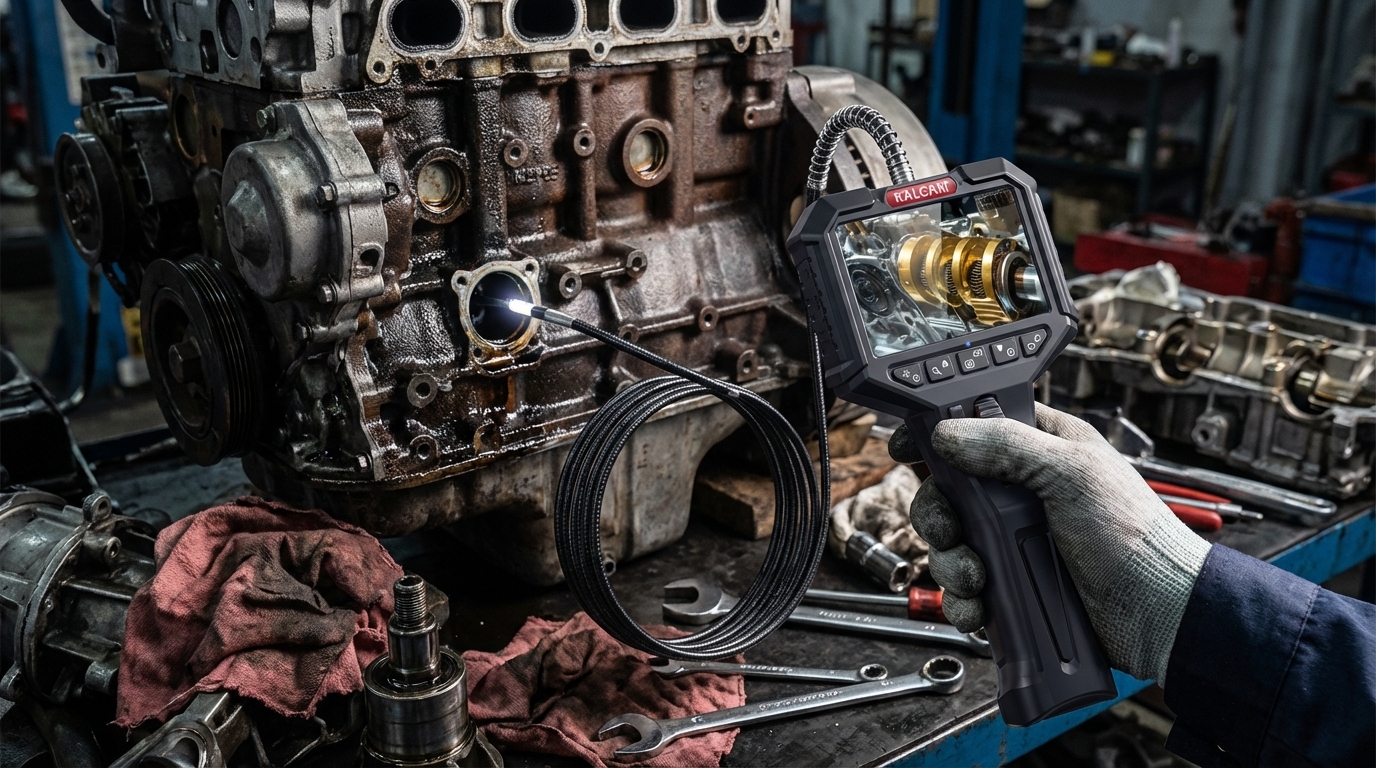 Unveiling the Unseen: Diagnose Hidden Problems Faster with the Automotive Articulating Borescope