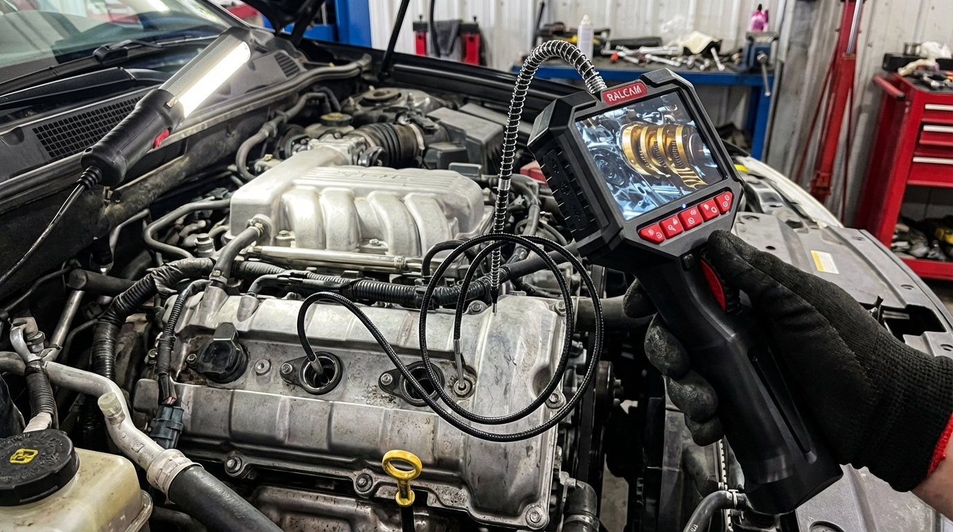 360° Vision for Hidden Problems: Elevate Diagnostics with the Automotive Articulating Borescope