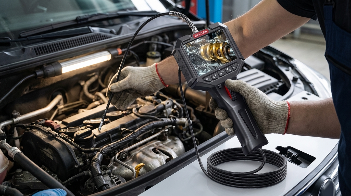 Make the Unseen Visible: Upgrade Your Diagnostics with the Automotive Articulating Borescope