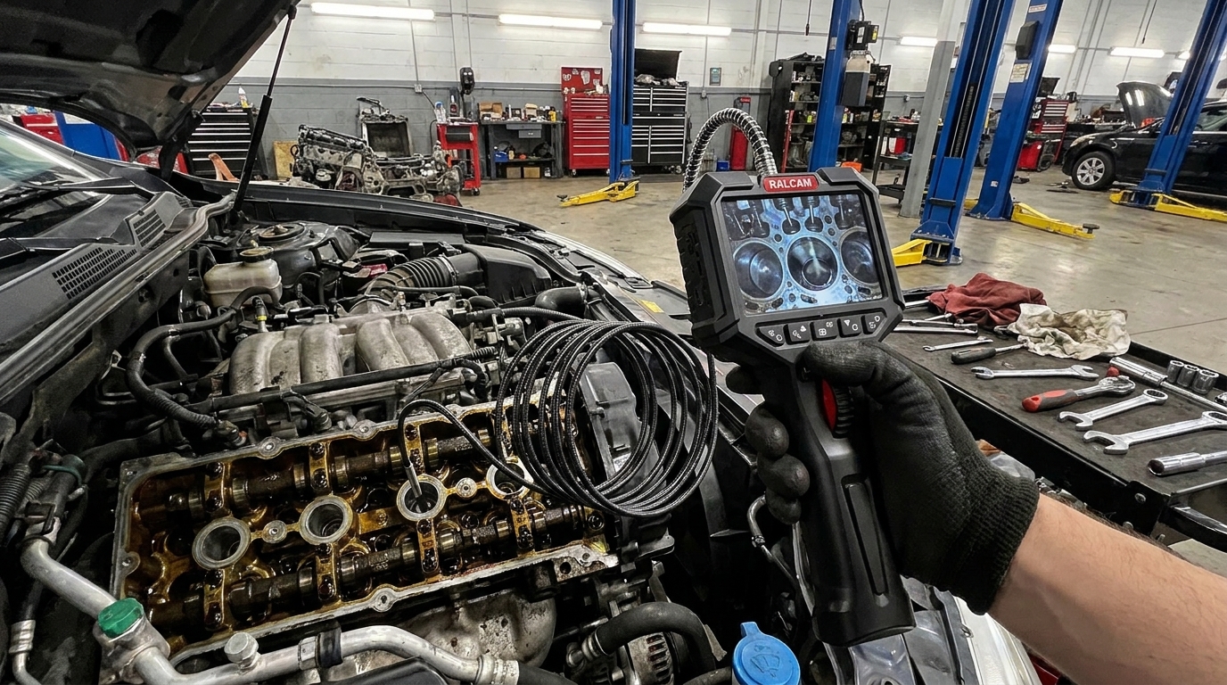 See the Unseen: Master Precision Diagnostics with the Automotive Articulating Borescope