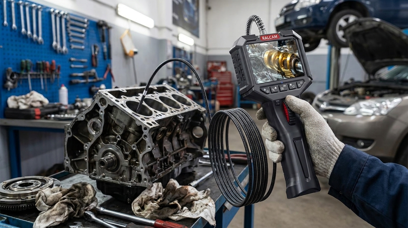 Automotive Articulating Borescope: The Ultimate 360-Degree Inspection Tool for Mechanics and DIY Professionals