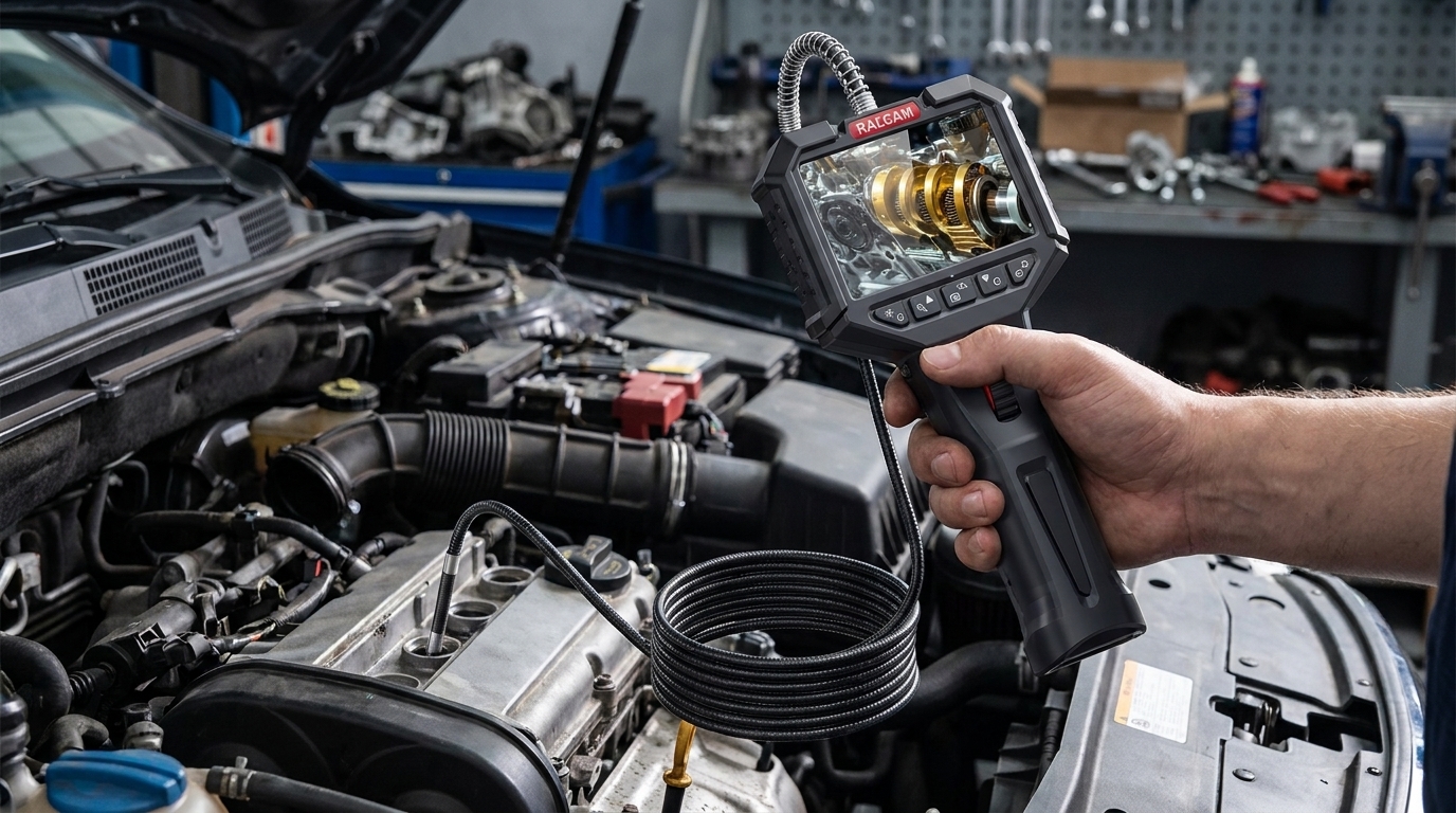 Revolutionize Your Diagnostics: See the Unseen with the Automotive Articulating Borescope