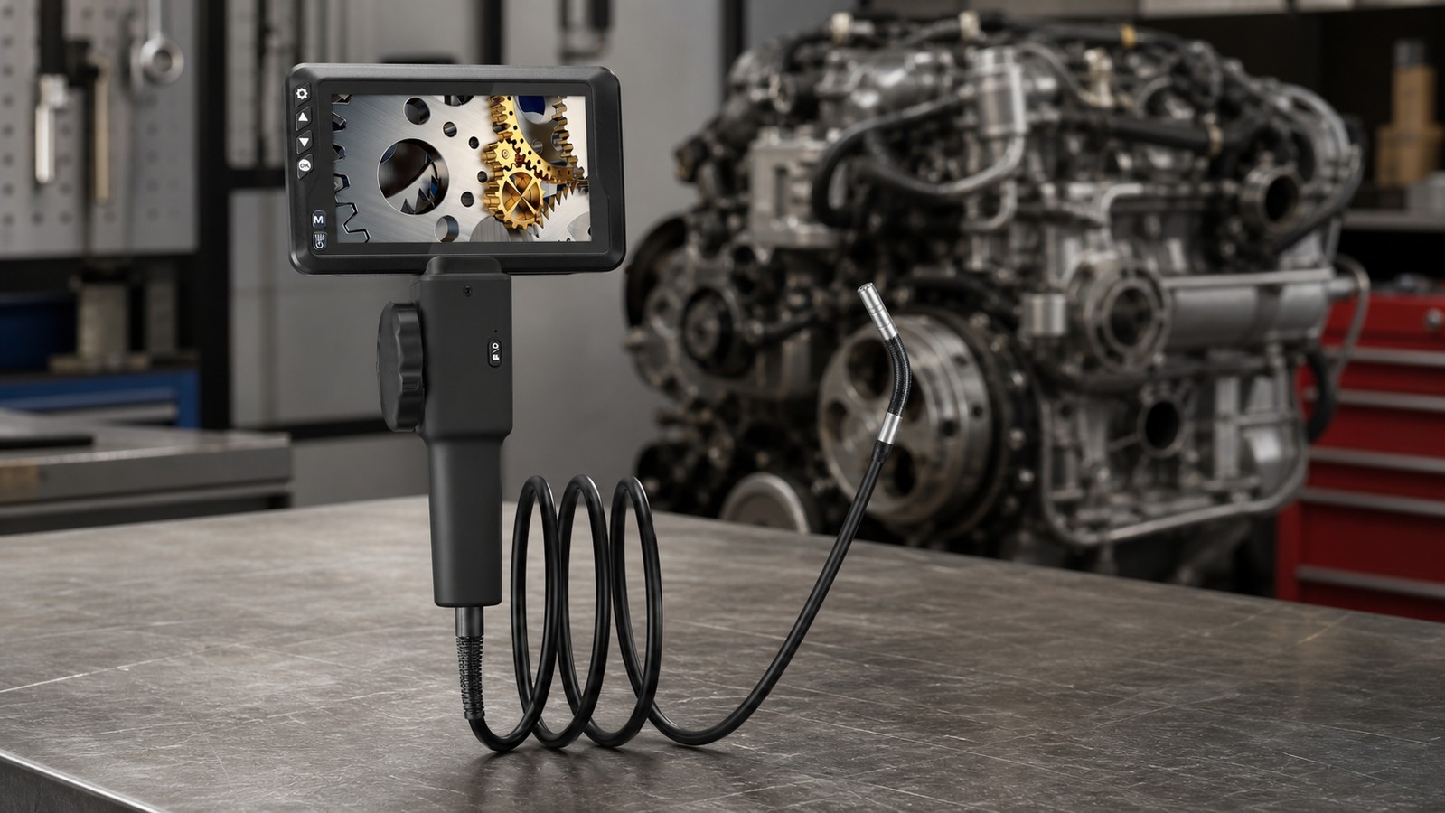 How the F408B Supports Controlled Engine Inspection