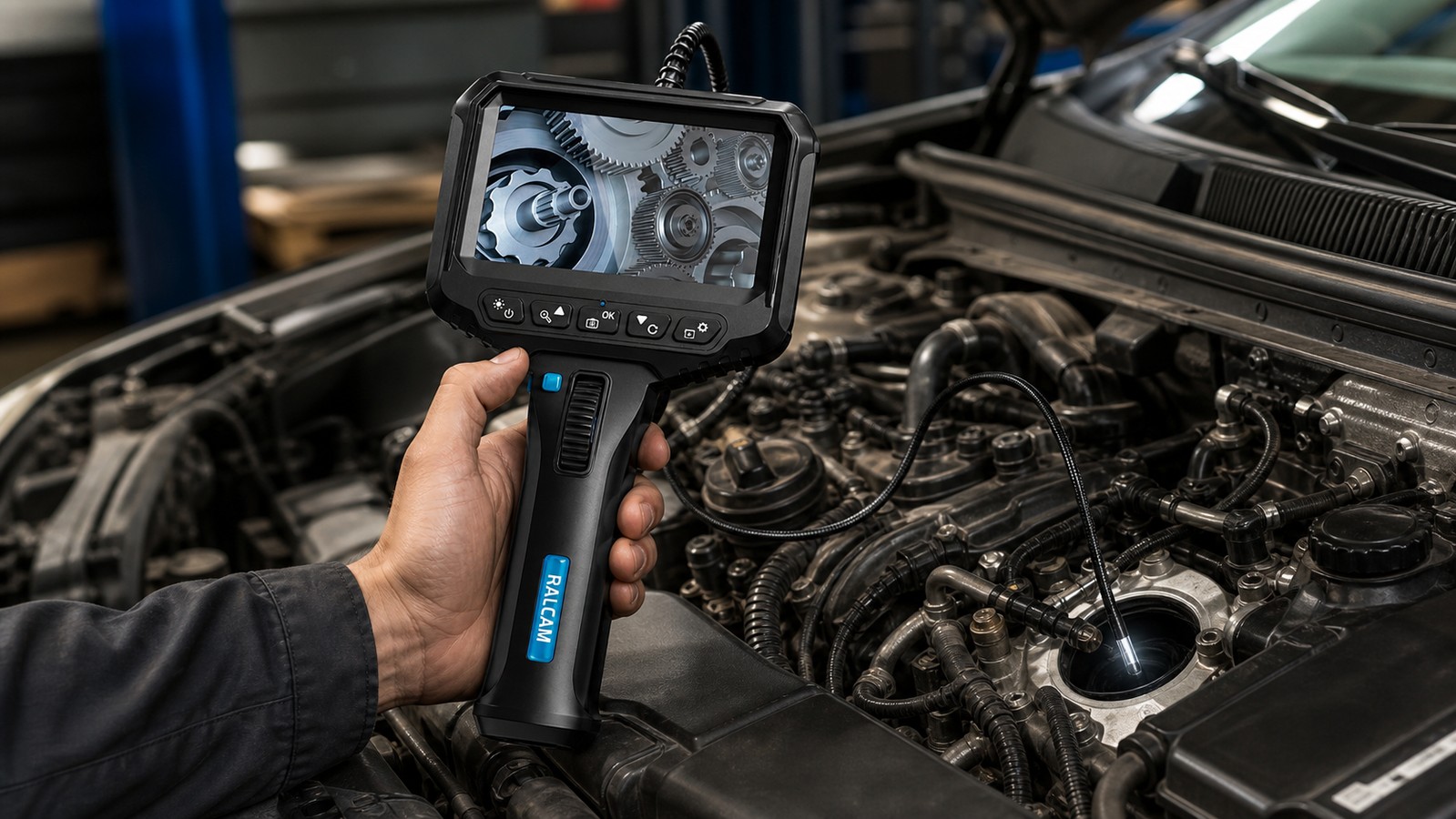 R406 Two-Way Borescope for Controlled Automotive Inspection