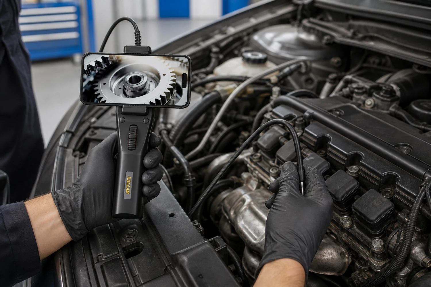 Selecting a two-way endoscope for controlled inspections