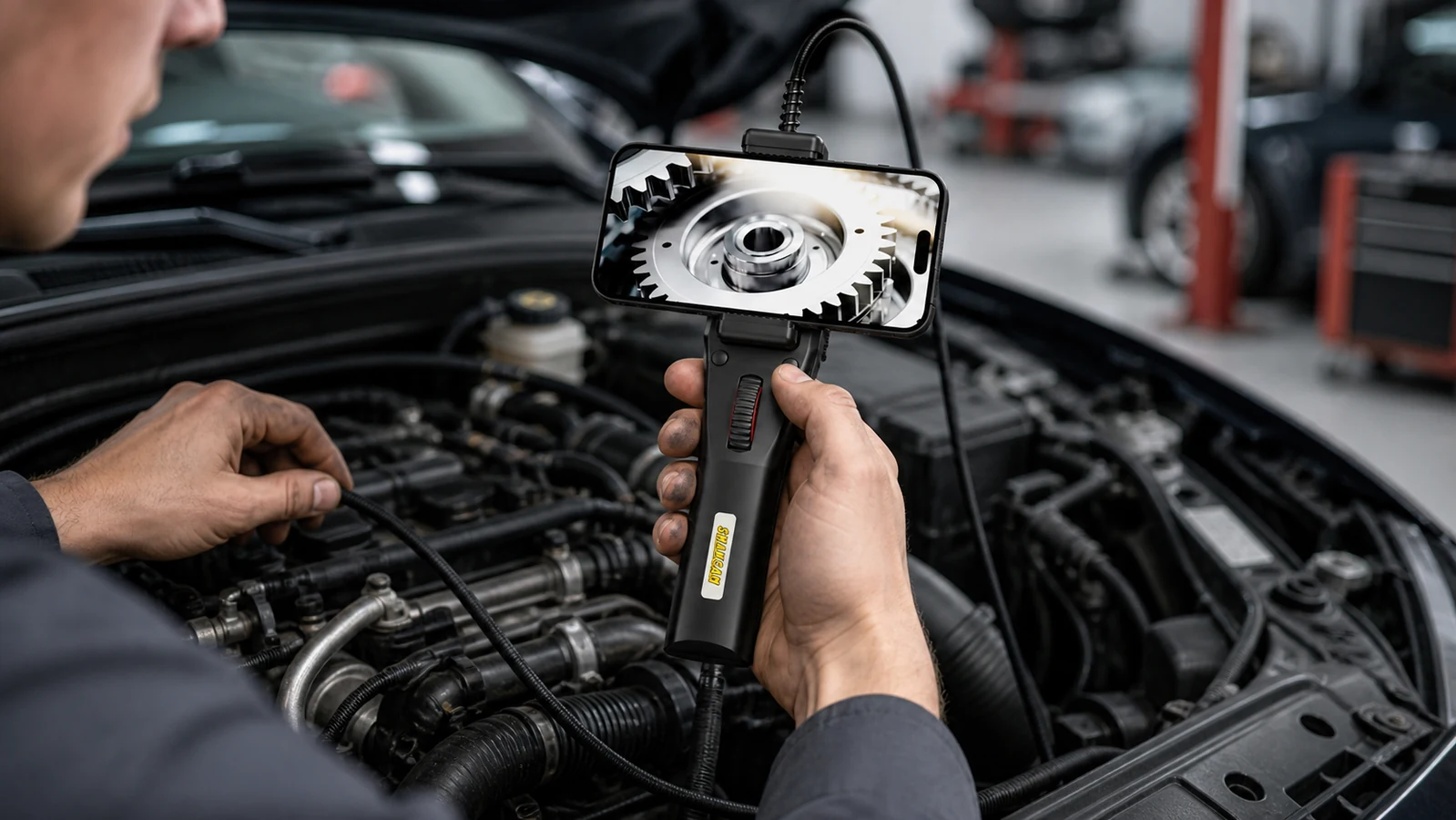 Selecting a two-way endoscope for controlled inspections