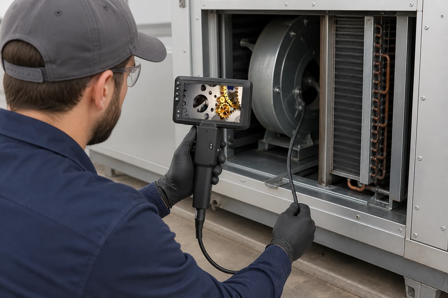 Selecting an automotive borescope for controlled inspections